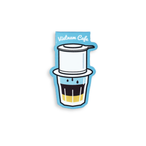 Bookmark Nam châm giấy "Cafe sua da"