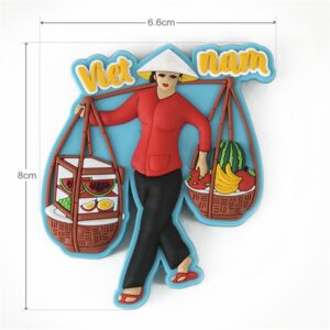 Nam châm Gánh hàng rong - cái