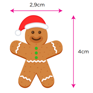 Keychain Ginger cookie - Moc khoa banh gung