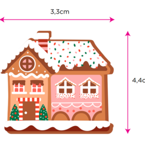 Magnet Christmas House - Nam cham nha Noel