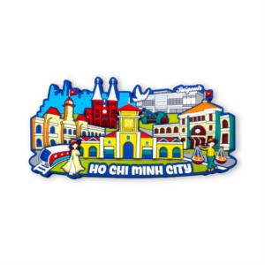 Nam châm hít tủ lạnh Thành phố Hồ Chí Minh (Chợ Bến Thành, Nhà thờ Đức Bà, UBND...)