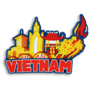 Nam châm hít tủ lạnh Cảnh sắc Việt Nam 1 (Cầu Rồng)