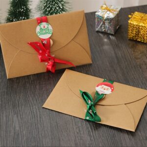 Thiệp Giáng Sinh DIY phong bì