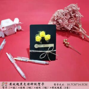Thiệp hoa DIY - dạng tấm bìa
