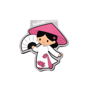 Bookmark Nam châm giấy "Em bé Áo dài"