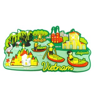 Nam châm hít tủ lạnh miền Nam (chợ nổi, rừng đước)