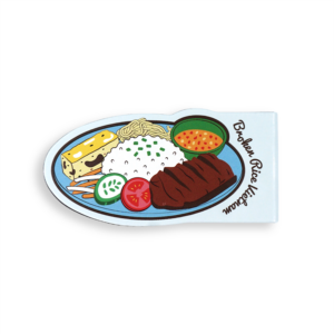 Bookmark Nam châm giấy "Cơm tấm"