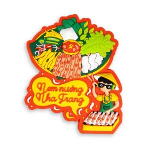 Nam châm hít tủ lạnh Nem nướng