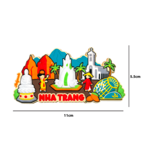Nam châm hít tủ lạnh Nha Trang (Tháp Trầm, Tháp Bà, Nhà thờ, Nhà hát)