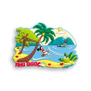 Nam châm hít tủ lạnh Dừa nghiêng xích đu Phú Quốc