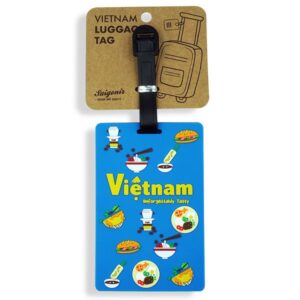 Thẻ treo hành lý món ăn Việt Nam