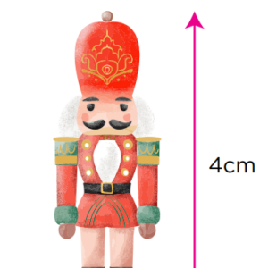 Keychain Nutcracker - Moc khoa dap hat de