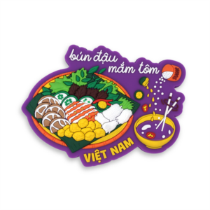 Nam châm hít tủ lạnh Bún Đậu Mắm Tôm