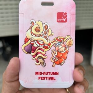 Thẻ hành lý In hình Múa lân