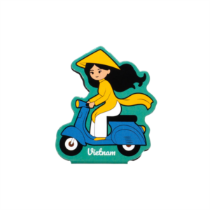 Bookmark Nam châm giấy "Cô gái Áo dài Vespa"