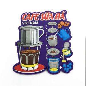 Nam châm hít tủ lạnh Cà phê sữa đá