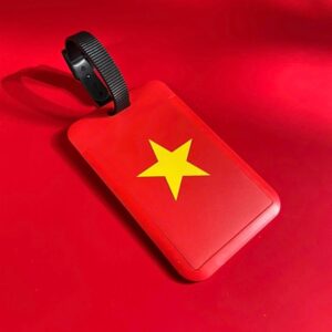 Thẻ hành lý In hình Lá cờ Việt Nam