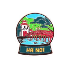 Huy hiệu Hà Nội (đền Ngọc Sơn)