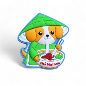 Nam châm hít tủ lạnh Cún ăn Phở