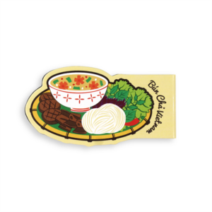Bookmark Nam châm giấy Bún chả