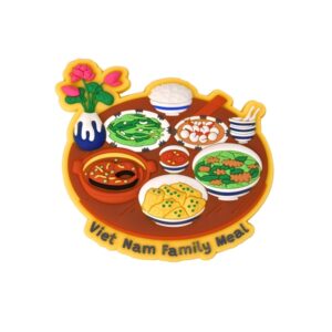 Nam châm hít tủ lạnh mâm cơm miền Bắc 1