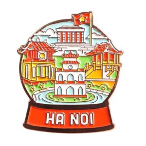 Huy hiệu Hà Nội (bờ hồ, văn miếu...)