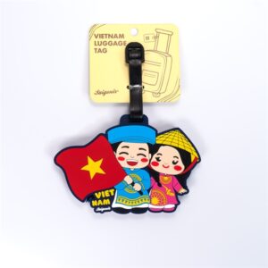 Thẻ treo hành lý Áo dài trống đồng