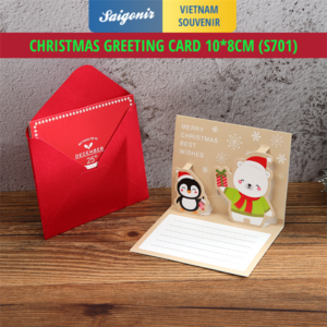 Thiệp giấy Thiệp giáng sinh Xmas Card Christmas Card Thiệp 3D Thiệp Popup Noel 8x10cm Giấy dày cao cấp Đa dạng mẫu mã [S701]