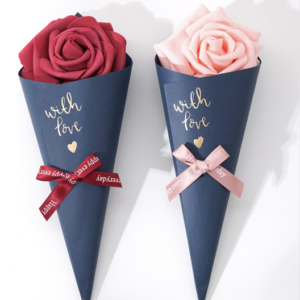 Thiệp hoa DIY hình bó hoa TH26