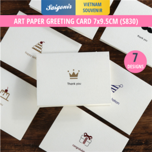 Thiệp giấy chúc mừng sinh nhật Thiệp tình yêu 9.5x7cm Giấy mỹ thuật cao cấp Đa dạng Phong cách Hàn Quốc - S830