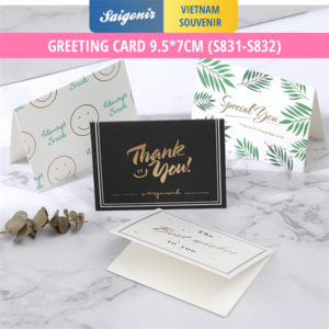 Thiệp giấy Thiệp chúc mừng Thiệp sinh nhật Thiệp tình yêu 9.5x7cm Giấy dày cao cấp Đa dạng - Hợp tặng kèm quà - S832